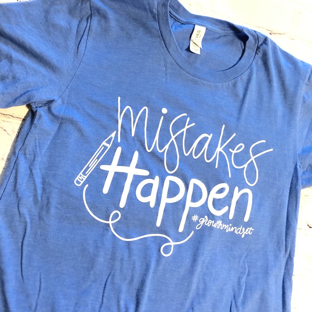 Bright Blue Short Sleeve Teacher Tee